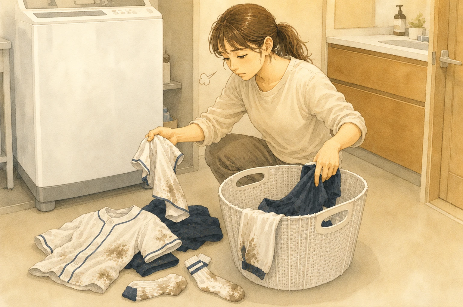 Story 01 砂まみれの服が、ある日「ちょっと特別な洗濯物」になった:カウンセリング()