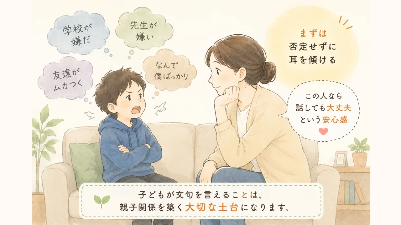 子どもが「文句を言える」ことは、とても大切なこと:カウンセリング(親子の相性)