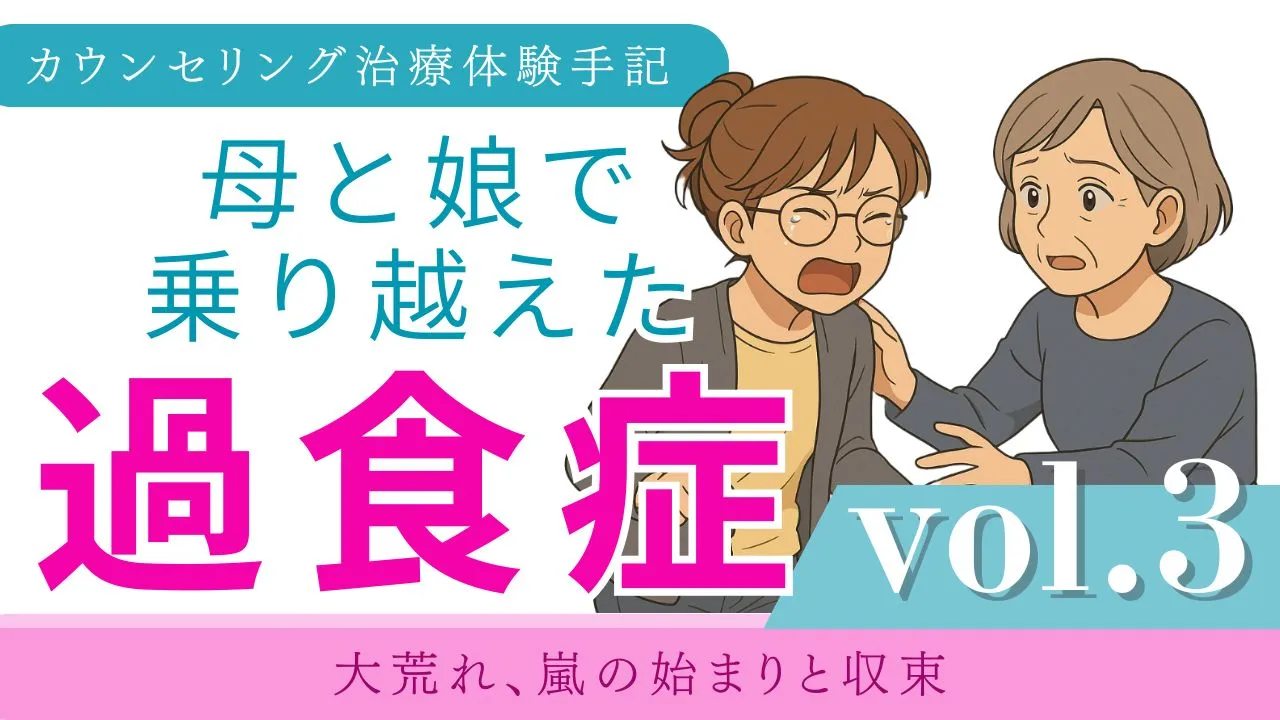 摂食障害カウンセリング治療体験談 繰り返す過食が止まるまで| vol.3 「大荒れ、嵐の始まりと収束」:カウンセリング(摂食障害)