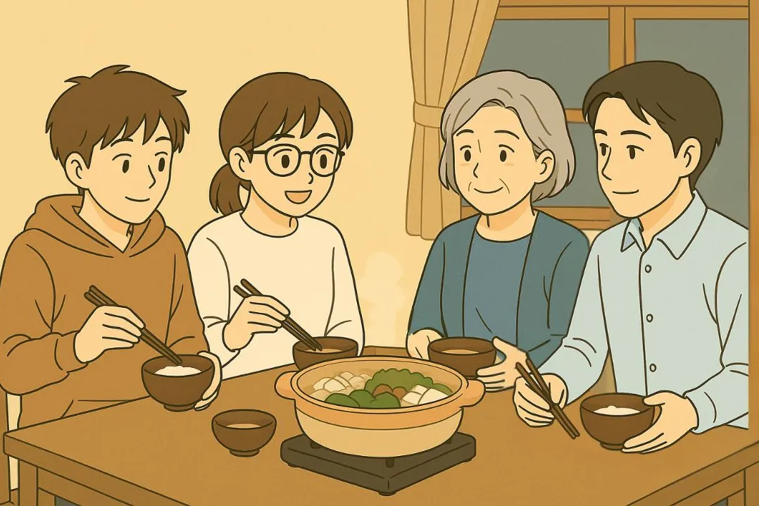 念願が叶った!家族みんなで鍋を囲む:カウンセリング(摂食障害)