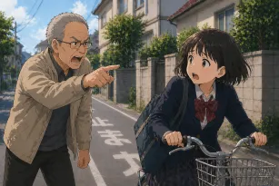 「逆走するな!この馬鹿野郎!お前どこの学校だ?」と怒鳴られた:カウンセリング(リストカット)