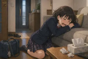 「急に怒鳴られてめっちゃ怖かった」と千春さんが大泣きしました。:カウンセリング(リストカット)