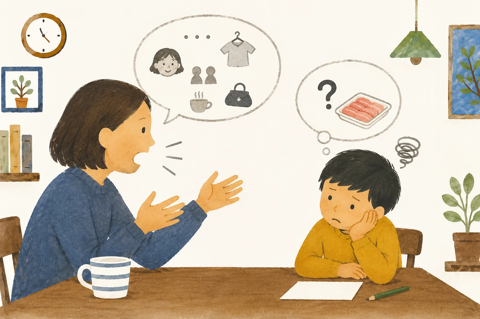 「話したい親」×「答えを知りたい子」：カウンセリング（親子の相性）