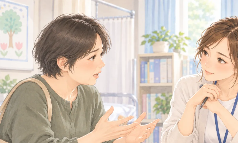 「その子には合っていないのではないか」という視点で別の対応を伝える:カウンセリング(養護教諭)